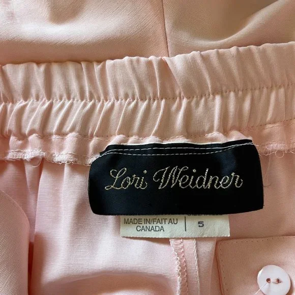 Vintage 80s Pink Shorts, 1980s Bermuda Shorts - Picture 9 of 9